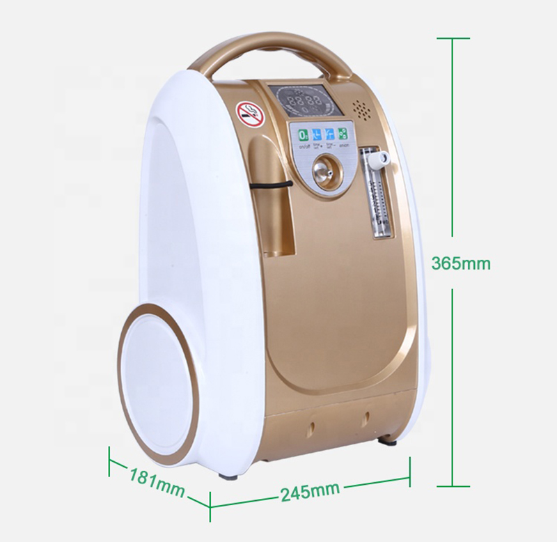 Low Noise Portable O2 Concentrator For Eldery Supplement Oxygen