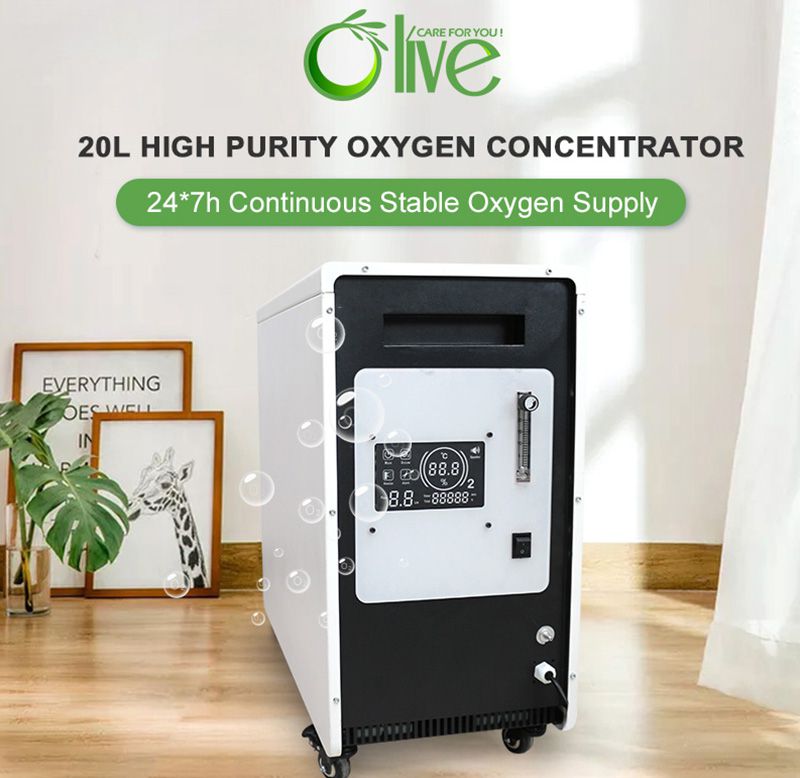 Double Flow 15L 20L Hosptial Oxygen Concentrator for Covid Patient